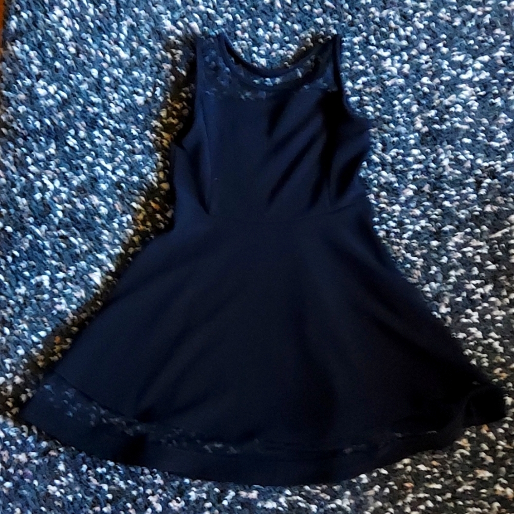 The kids place black mesh Pretty dress